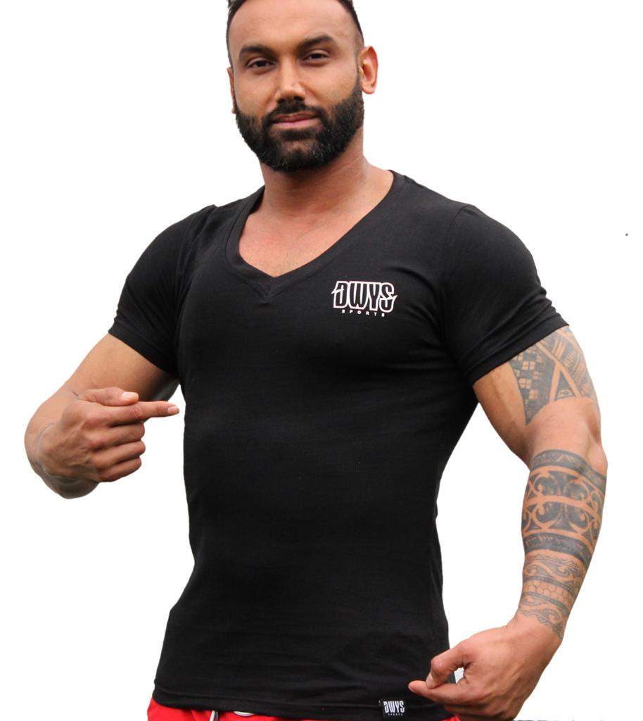 Male T-Shirt Black by DWYS-Sports