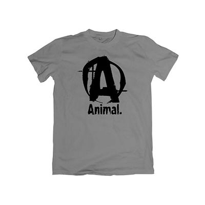 Universal Animal Basic Logo T-Shirt grey